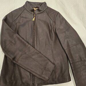 Women's leather jacket